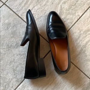 Ever lane Black Leather women’s size 9.5 loafers